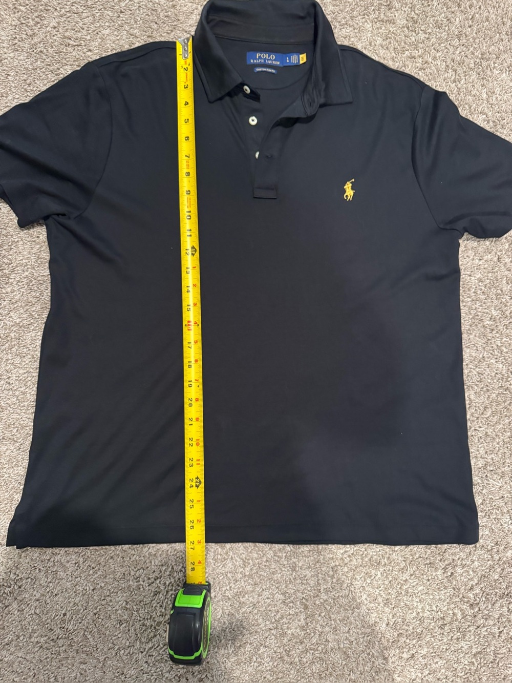 Men’s L Polo custom slim fit dress shirt